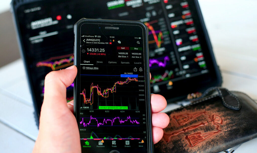 stock signals: mobil stock chart